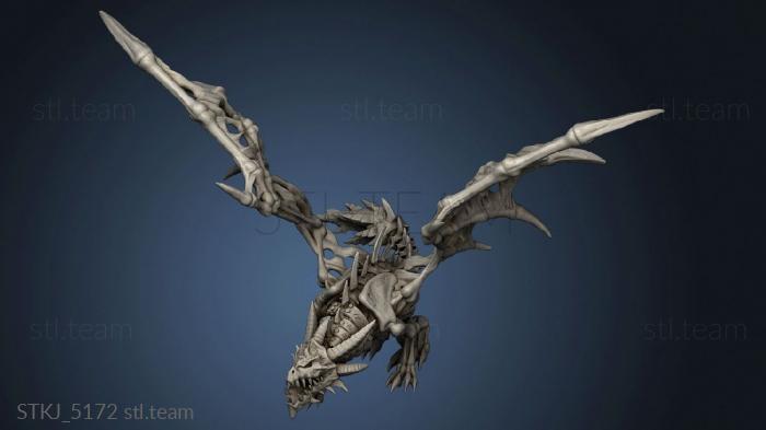 3D model Skeletal Dragon (STL)