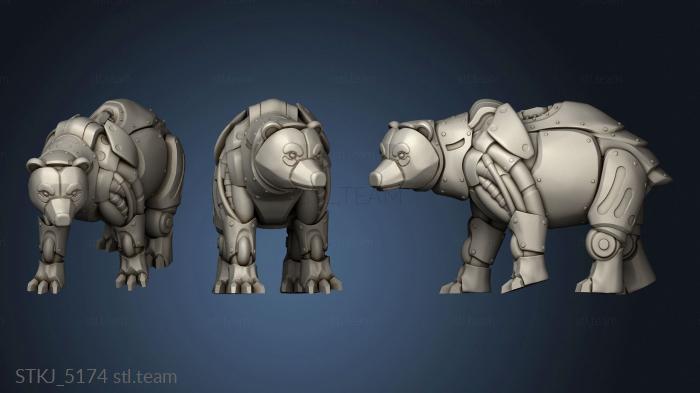 3D model mechanimal bear stand (STL)