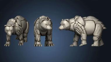 3D model mechanimal bear stand (STL)