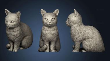 3D model Tabby Cat (STL)