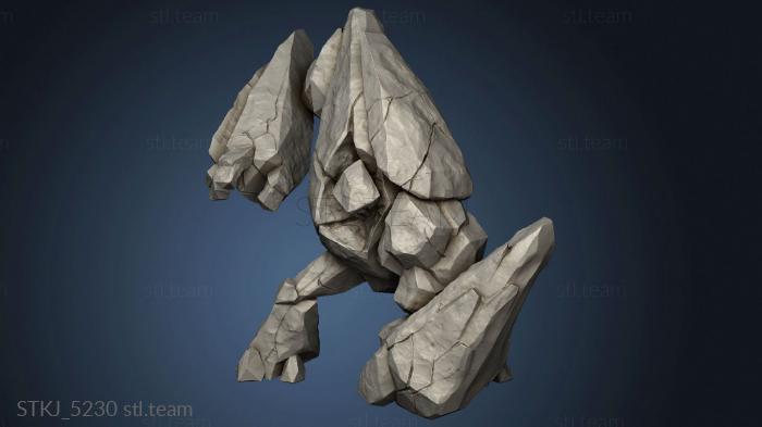 3D model Summoned Elementals Earth Elemental (STL)