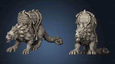 3D model Tabaxi Caravan Trade Cat Barrel (STL)