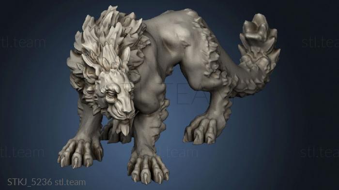 3D model Tabaxi Caravan Trade Cat Blank (STL)