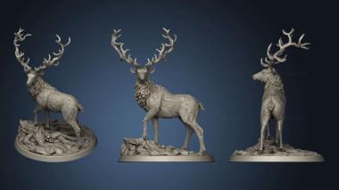 3D model Tangleheart Forest Elk Antler (STL)