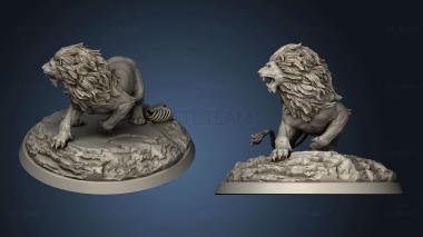 3D model The Crimson Sand Arena Lion (STL)