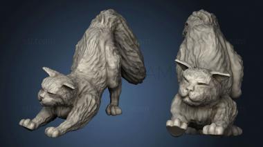 3D model Cats cat stretching (STL)