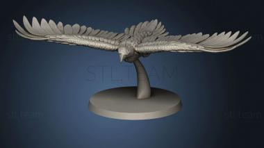 3D model Giant Eagles eagle flying with mount hole (STL)