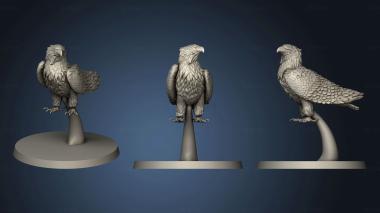 3D model Giant Eagles eagle sitting (STL)