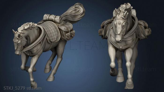 3D model Horse Gallop (STL)