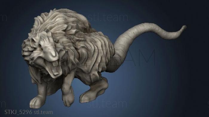 3D model The Lion Tower Adventurers Guild Rat (STL)