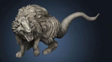 3D model The Lion Tower Adventurers Guild Rat (STL)