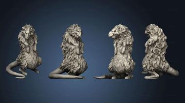 3D model The Lion Tower Adventurers Guild Rat (STL)