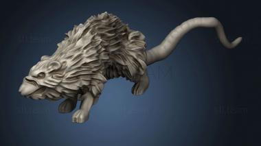 3D model The Lion Tower Adventurers Guild Rat (STL)