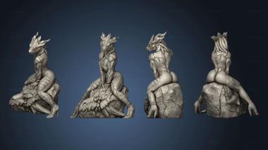 3D model The Lusty Draconian Maid (STL)