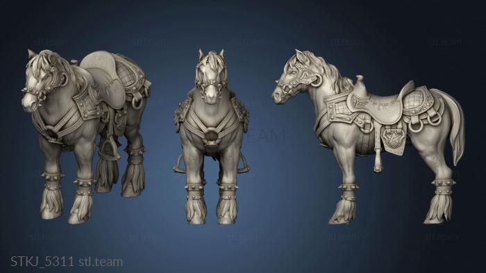 3D model Steed Idle standing (STL)