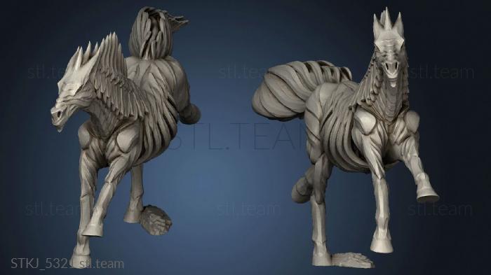 3D model Iron Stallion Running (STL)