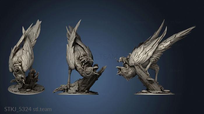 3D model Mousin Raven Mounted (STL)