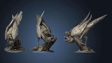 3D model Mousin Raven Mounted (STL)