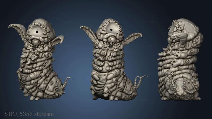 3D model Throwback Citheronia Giant Caterpillar (STL)