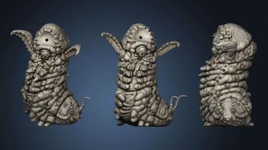 3D model Throwback Citheronia Giant Caterpillar (STL)