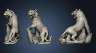 3D model Tiger Statue (STL)