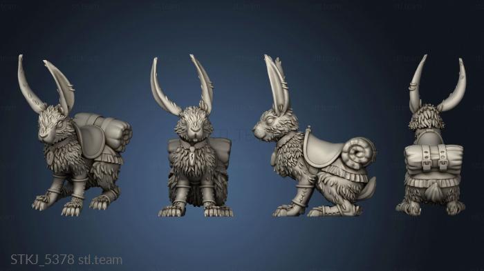 3D model TITANS ADVENTURES Rabbit with Saddle (STL)