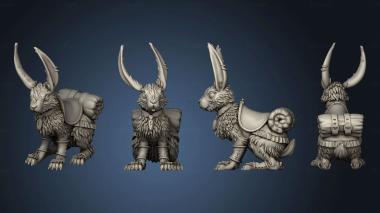 3D model TITANS ADVENTURES Rabbit with Saddle (STL)