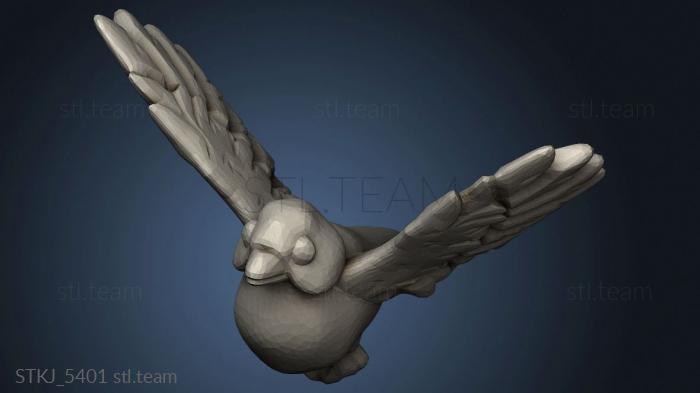 3D model Woodland Bird (STL)