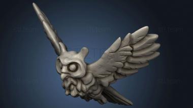 3D model Woodland Owl (STL)