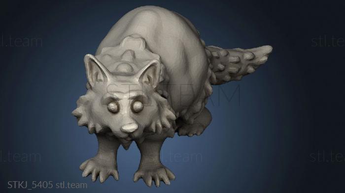 3D model Woodland Racoon (STL)