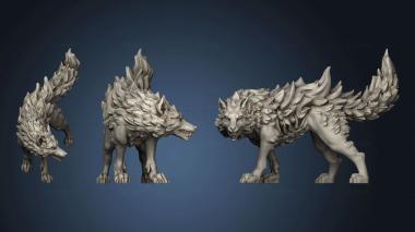 3D model Ultimate Fire Wolf (STL)