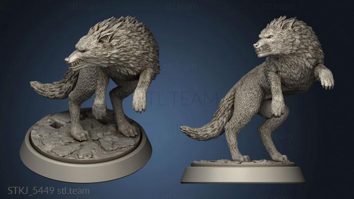 3D model Vampires in Panshaw Enemies Black Wolf (STL)