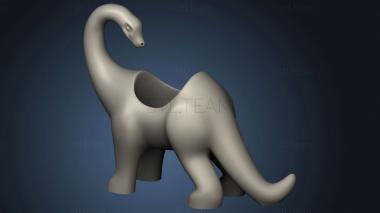 3D model Vasos animais Dino (STL)