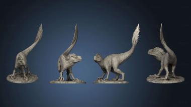 3D model Velociraptor crest (STL)