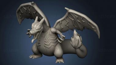 3D model Venom Pokemon scrazyone charizard (STL)