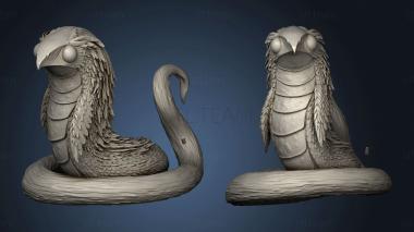 3D model Vulture Wurm Sitting LRG (STL)