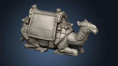 3D model CAMEL SADDLE SITTING (STL)