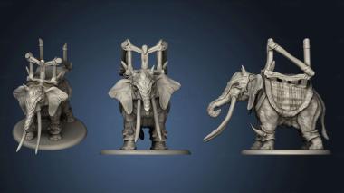 3D model War Elephant (STL)