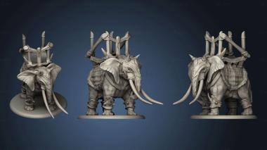 3D model War Elephant Simpe (STL)