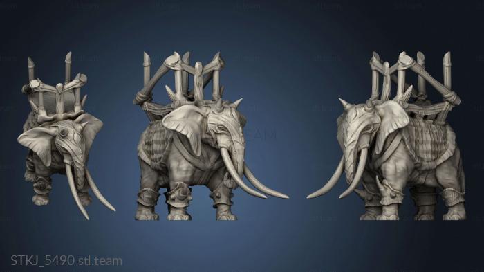 3D model War Elephant (STL)