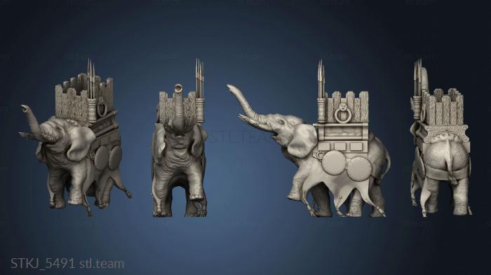 3D model War Elephant Sculpt (STL)