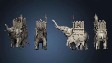 3D model War Elephant Sculpt (STL)