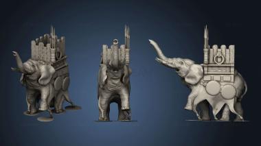 3D model War Elephant (STL)