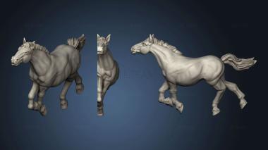 3D model Western fantasy terrain DEAD HORSE (STL)