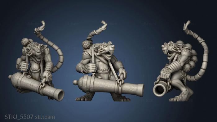 3D model Westfalia Guardians The Shire Guardian Ratman (STL)