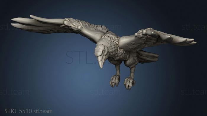 3D model White Werewolf Crows Crow (STL)