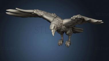 3D model White Werewolf Crows Crow (STL)