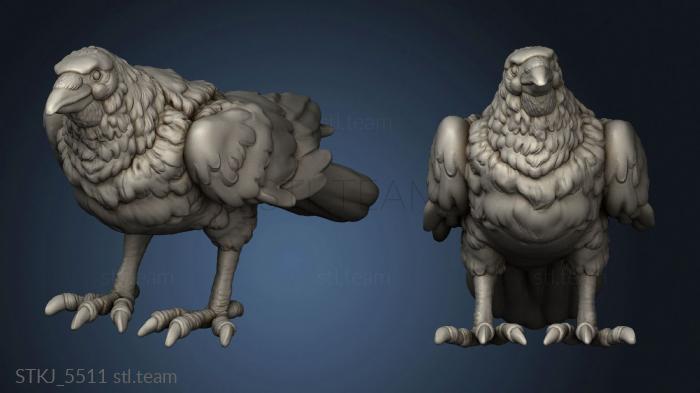 3D model White Werewolf Crows Crow (STL)