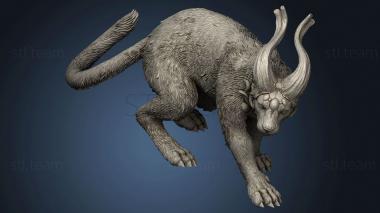 3D model White Werewolf The Lightning Cat (STL)