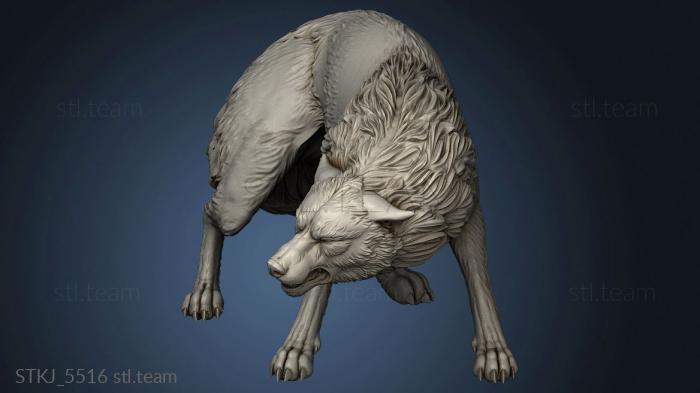 3D model White Werewolf Wolves Wolf (STL)